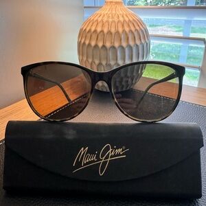 Maui Jim Ocean Frame Sunglasses in Teal and Gold